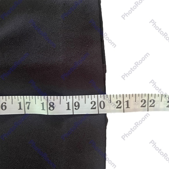 Banana Republic Black Mini Skirt Pleather Side Zip Accent From HemTo Hip, Size 4 - Picture 9 of 11